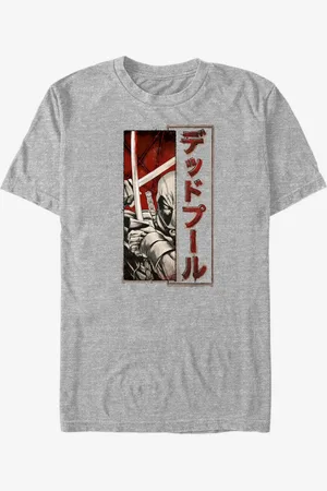 ZOOT FAN. Marvel Deadpool Sword Kanji Triko