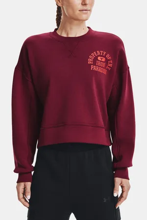 Under Armour UA Project Rock Fleece LC Crew Mikina