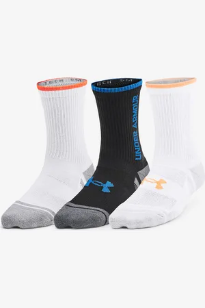 Under Armour Y UA Perform Tech Crew Ponožky 3 páry dětské