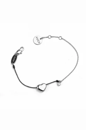 Vuch Shiny Heart Black Náušnice