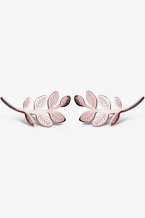 Vuch Leaves Rose Gold Náušnice