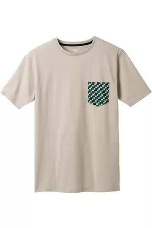 BLANCHEPORTE Ženy Pyžama - Pyžamové tričko s krátkými rukávy, šedé šedá 97/106 (L)
