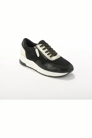 BLANCHEPORTE Sneakers s tkaničkami a zipem, kůže