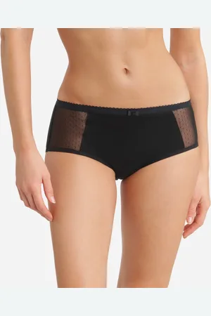 BLANCHEPORTE Menstruační kalhotky shorty z bio bavlny* Dim Protect, pro středně silnou menstruaci