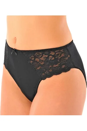 BLANCHEPORTE Sada 2 klasických kalhotek Avila zn. Confidence Lingerie® ze saténového úpletu s krajkou