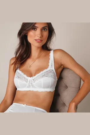 BLANCHEPORTE Sada 2 podprsenek Avila zn. Confidence Lingerie® ze saténového úpletu s krajkou, bez kostic