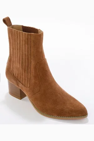 BLANCHEPORTE Nízké kozačky ve western stylu, kůže