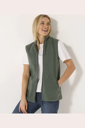 BLANCHEPORTE Fleecová vesta na zip