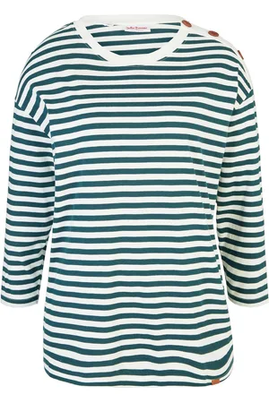 bonprix Oversized triko s knoflíky, dlouhý rukáv