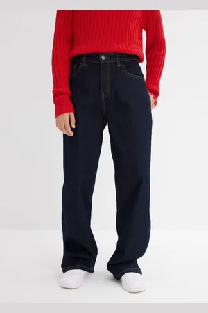 bonprix Dívčí džíny, Mid Waist Wide Legs