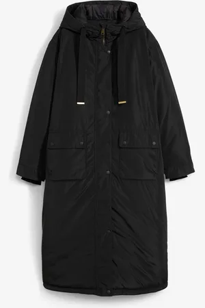 bonprix Široká parka ve střihu do A s průvlekem