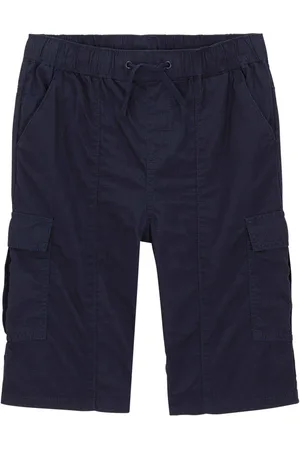 bonprix Cargo bermudy bez zapínání, z čisté bavlny, Regular Fit