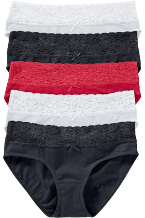 bonprix Kalhotky s krajkou (5 ks v balení)