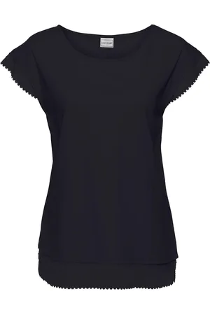 bonprix Boxy triko s krajkou