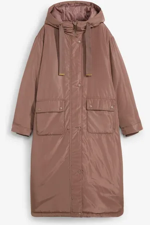 bonprix Široká parka ve střihu do A s průvlekem