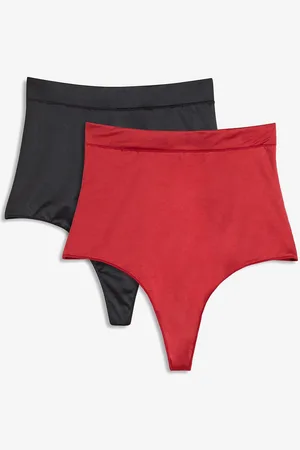 bonprix Stahovací kalhotky String z lesklého materiálu, lehce tvarovací efekt (2 ks v balení)