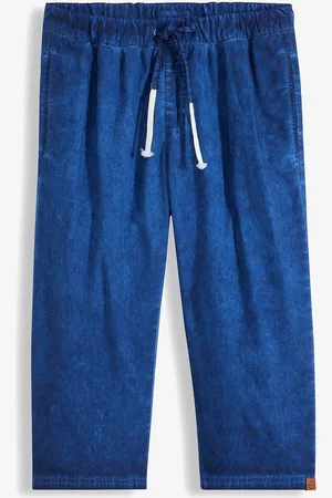 bonprix 3/4 kalhoty Regular Fit bez zapínání, se lnem