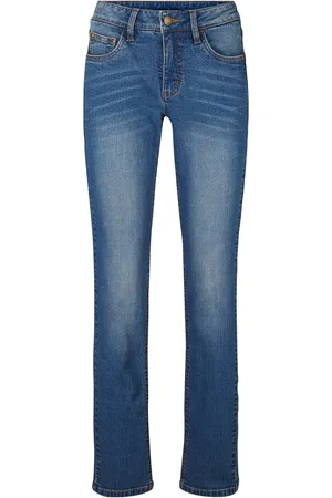 bonprix Strečové Straight džíny Mid Waist
