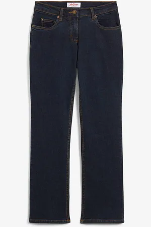 bonprix Straight džíny Mid Waist, strečové