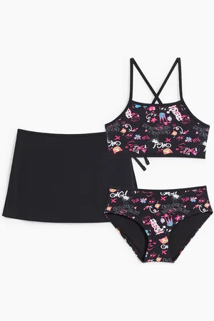 bonprix Bikiny a sukně, pro dívky (3dílná souprava)