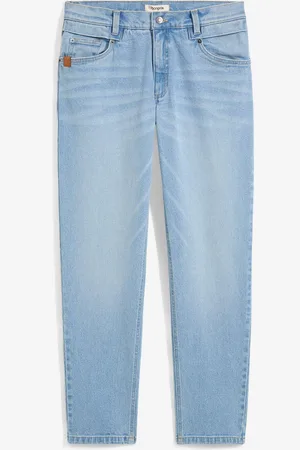 bonprix Strečové džíny z těžkého, robustního denimu, Relaxed Fit, Tapered