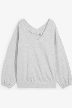 bonprix Oversize mikina z měkké bavlněné směsi