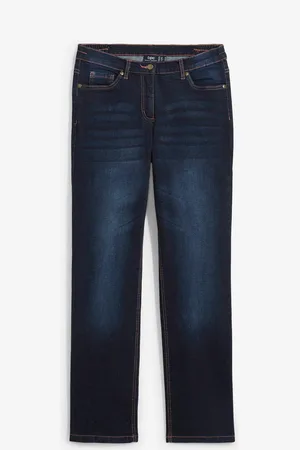 bonprix Džíny Straight, Mid Waist, pohodlný pas