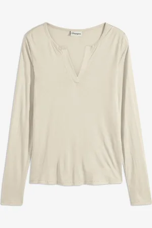 bonprix Henley triko z měkké viskózy
