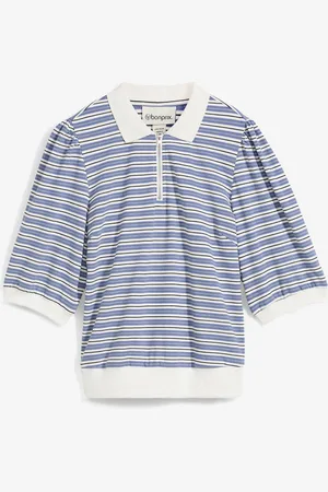 bonprix Polo tričko se zipem