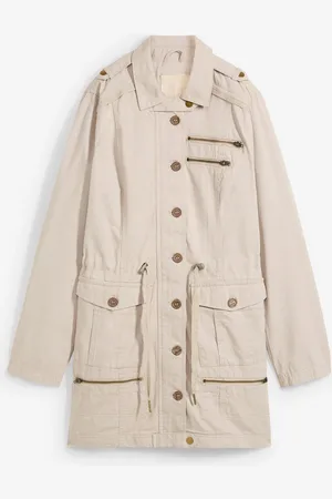 bonprix Bavlněná parka ve stylu Utility, polodlouhá
