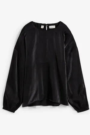 bonprix Oversize halenka se šněrováním, ze směsi s viskózou