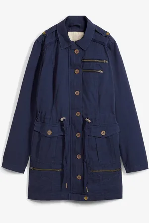bonprix Bavlněná parka ve stylu Utility, polodlouhá