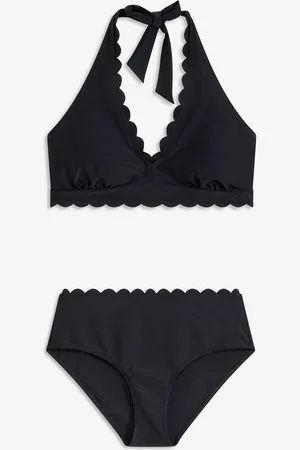 bonprix Bikiny s ramínkem kolem krku (2dílná souprava), recyklovaný polyamid