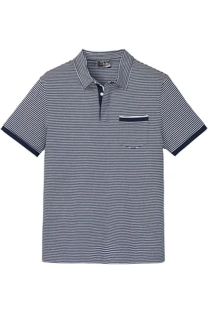 bonprix Triko polo s proužky