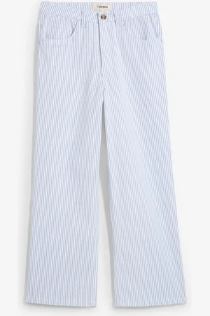 bonprix Džíny Wide Leg, High Waist, zkrácené