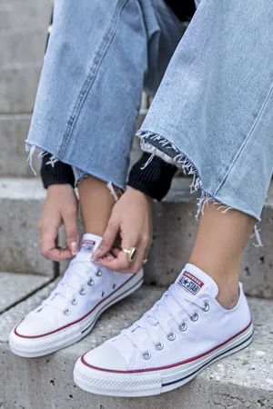Converse Dámské bílé nízké tenisky Chuck Taylor All Star