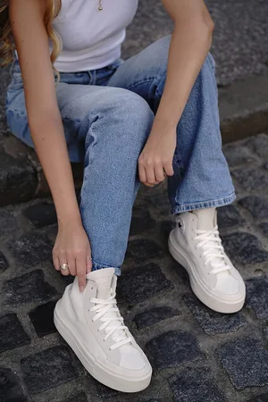 Converse Smetanové kotníkové tenisky na platformě Chuck Taylor All Star Lugged Heel