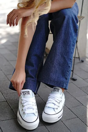 Converse Světle modré nízké tenisky Chuck Taylor All Star Lift