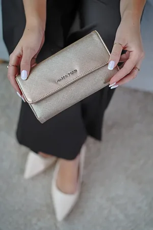 Marco Tozzi Zlatá crossbody kabelka 2-61001
