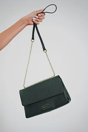 Tamaris Tmavě zelená crossbody kabelka Anja