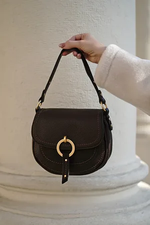 Tamaris Tmavě hnědá crossbody kabelka Caro