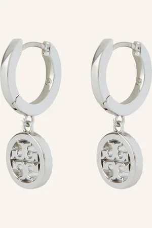 Tory Burch Náušnice Miller stříbrná