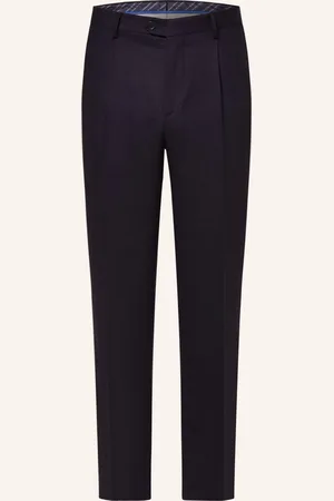 Etro Oblekové Kalhoty Regular Fit tmavě modrá