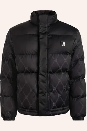 HUGO BOSS Prošívaná Bunda Balto černá