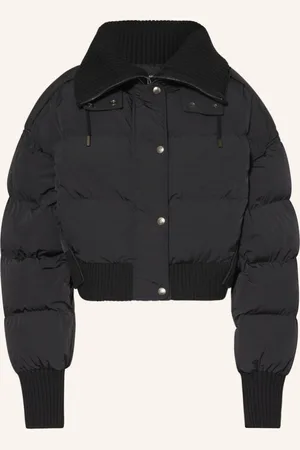 Jacquemus Cropped Prošívaná Bunda La Doudoune Caraco černá