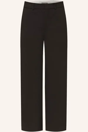 Drykorn Žerzejové Culotte Kalhoty Sought černá