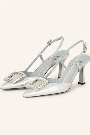 ROBERTO FESTA Slingpumps Campbell stříbrná