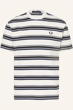 Fred Perry Tričko režná černošedá černá
