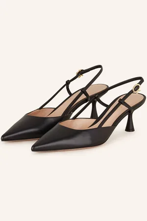 Gianvito Rossi Slingpumps S Otevřenou Patou Ascent 55 černá