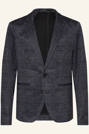 JACK & JONES Sako tmavě šedá